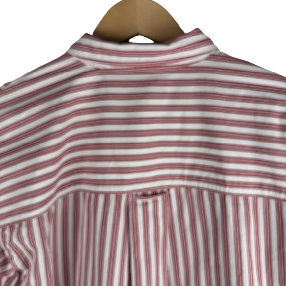 J.Crew Etienne Oversized Fit Striped Button Down Shirt Women M Cotton Poplin - Picture 9 of 10